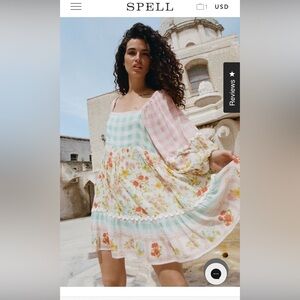NWT ✨ Spell 🪄 Flora dress xs